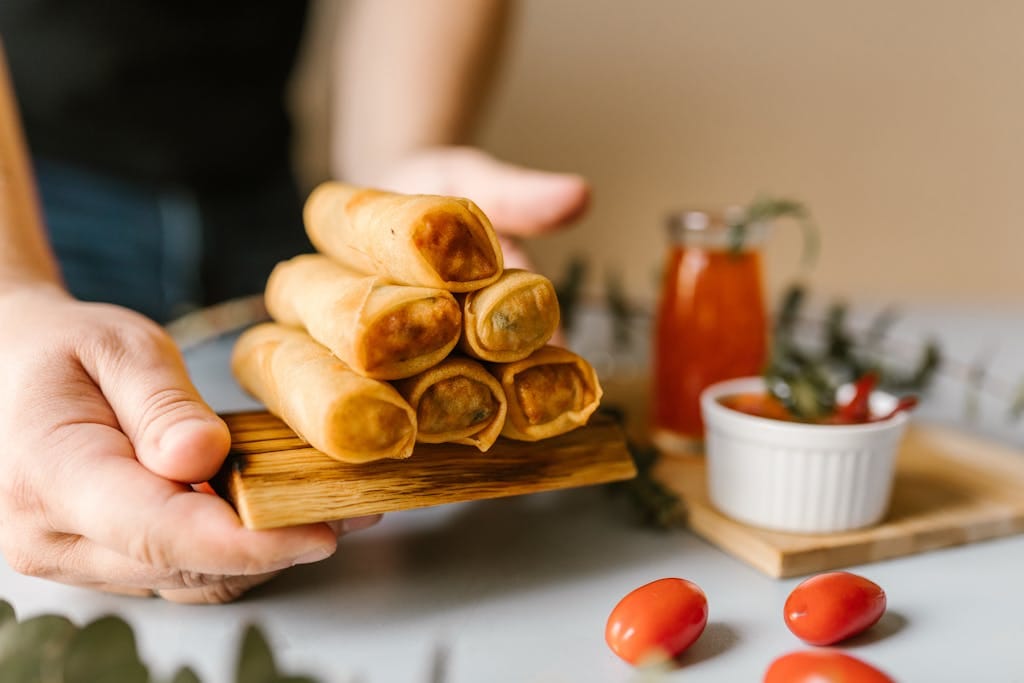 Frozen Vegetable Egg Rolls